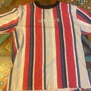 Really Clean Classic Guess Originals Los Angeles Striped Shirt Size Small